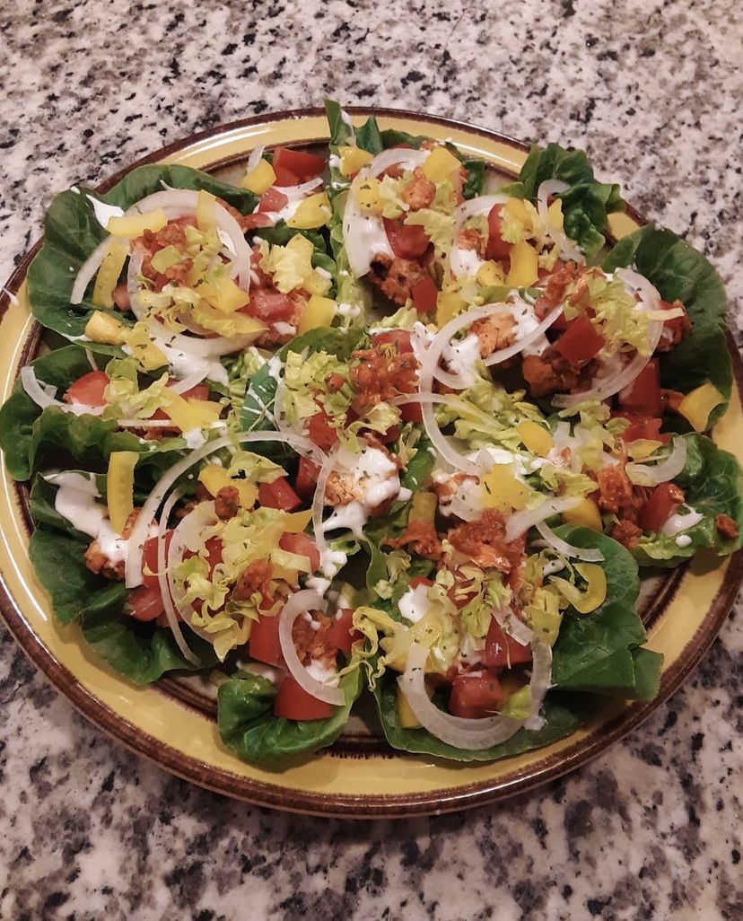 Buffalo Chicken Lettuce Wraps
