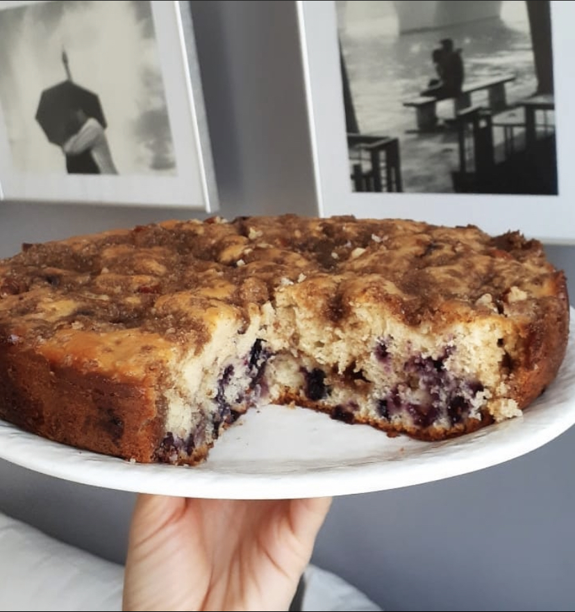 Blueberry yogurt cake