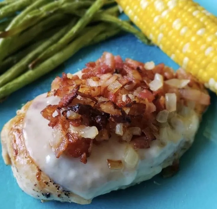 Bacon and Swiss Chicken or Pork Chops