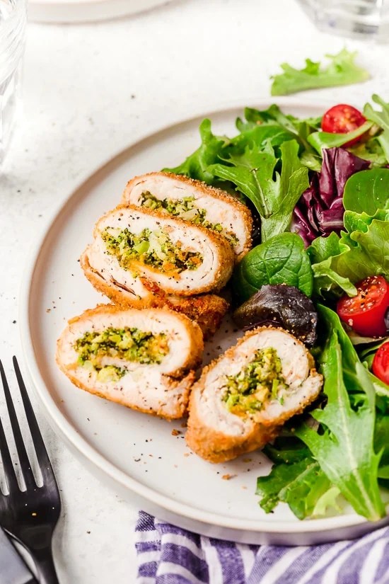Broccoli and Cheese Stuffed Chicken