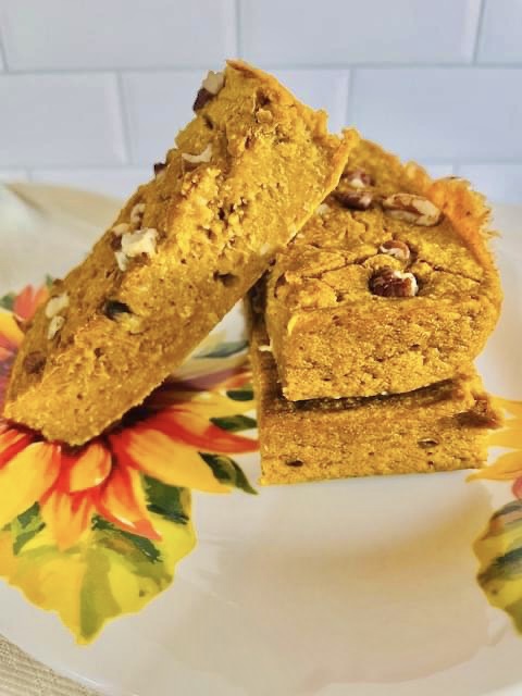 Blender Pumpkin Pecan Bars