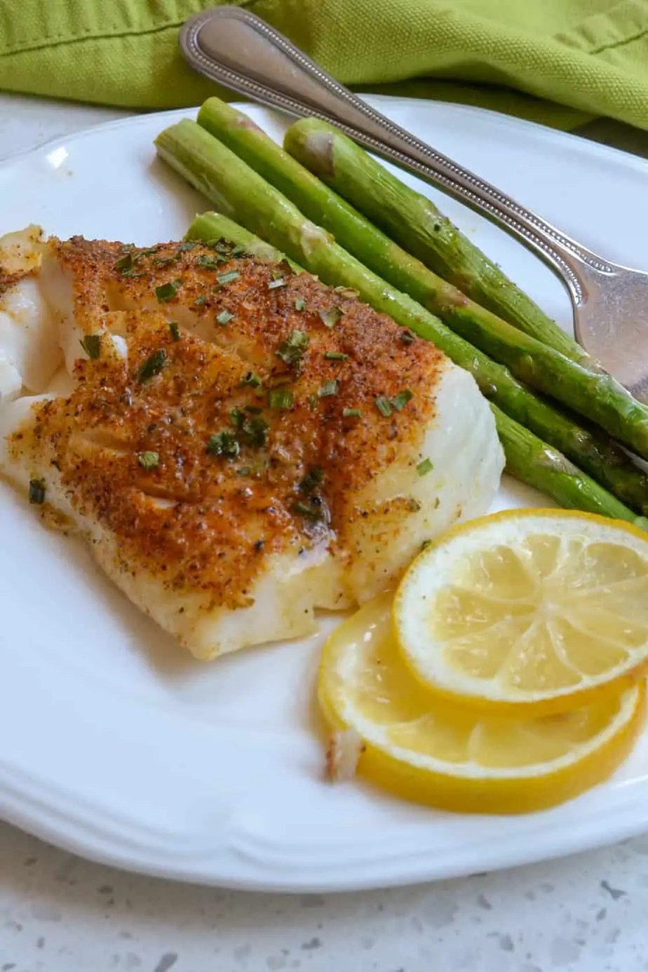 Lemon Pepper Baked Cod