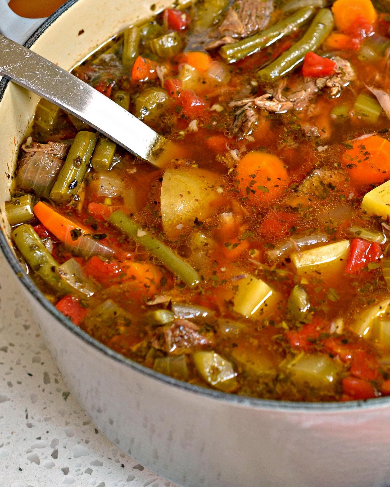 Homemade Vegetable Beef Soup Recipe