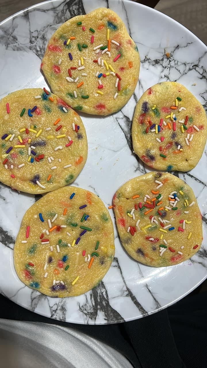 Protein sugar cookies.