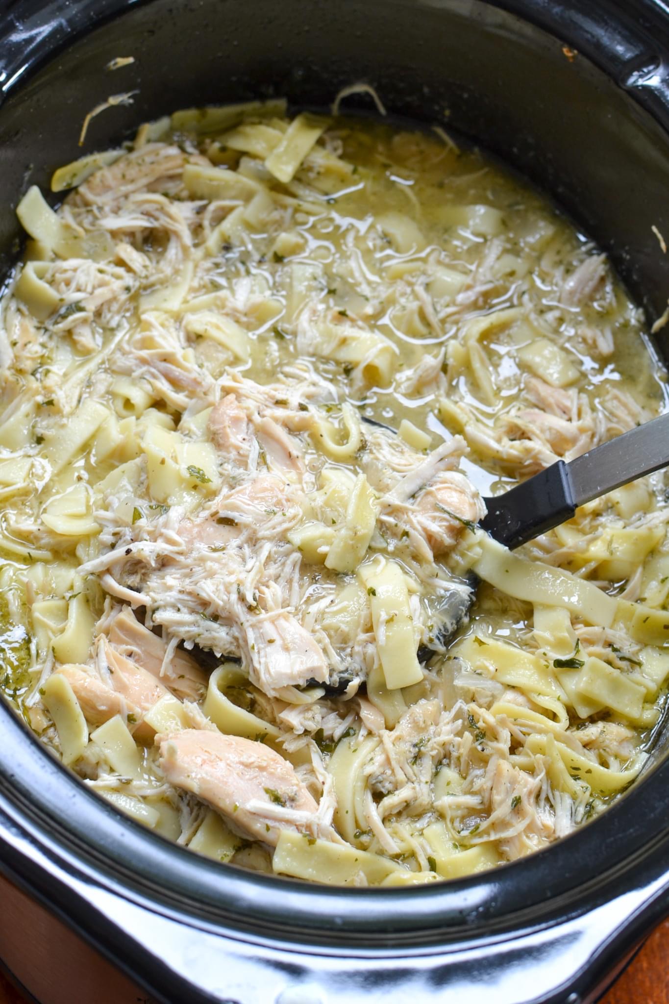 Crockpot Chicken and Noodles