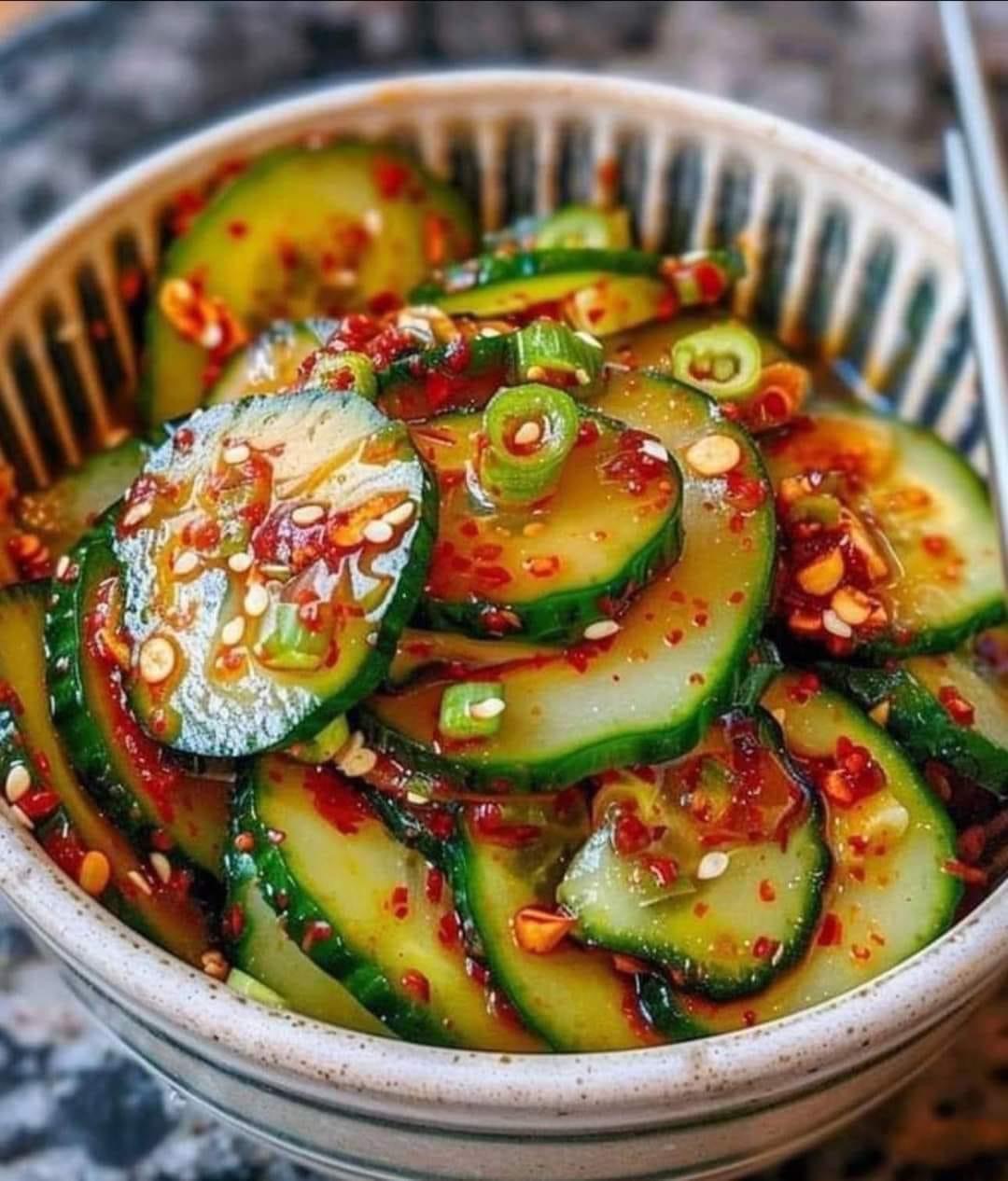 Spicy Korean Cucumber Salad