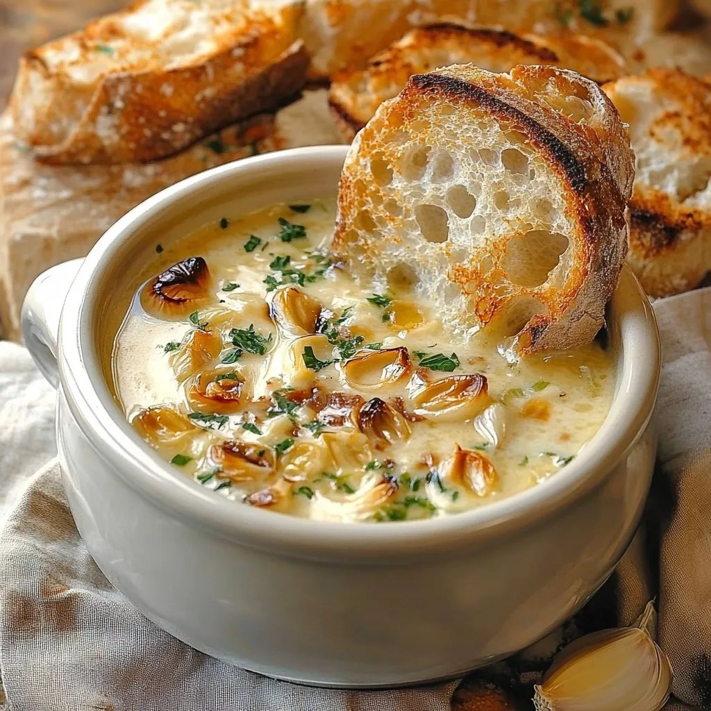 Country French Garlic Soup