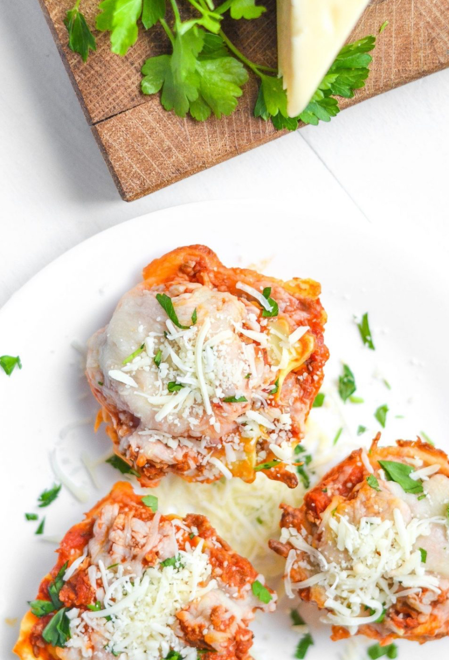 Lasagna Cups with Ravioli