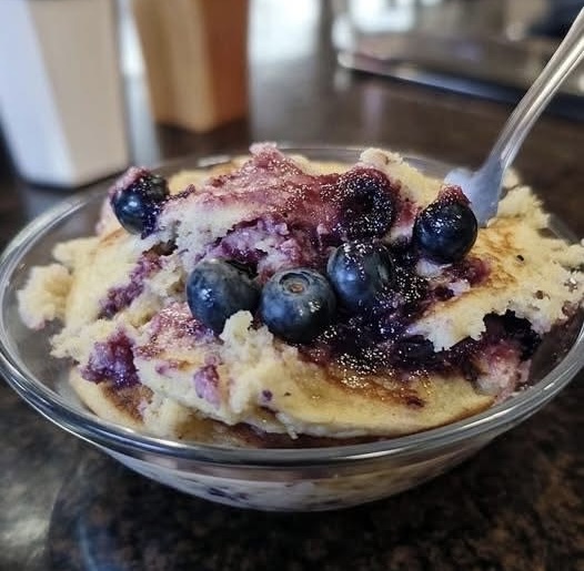 Weight Watchers   Anytime blueberry breakfast cake