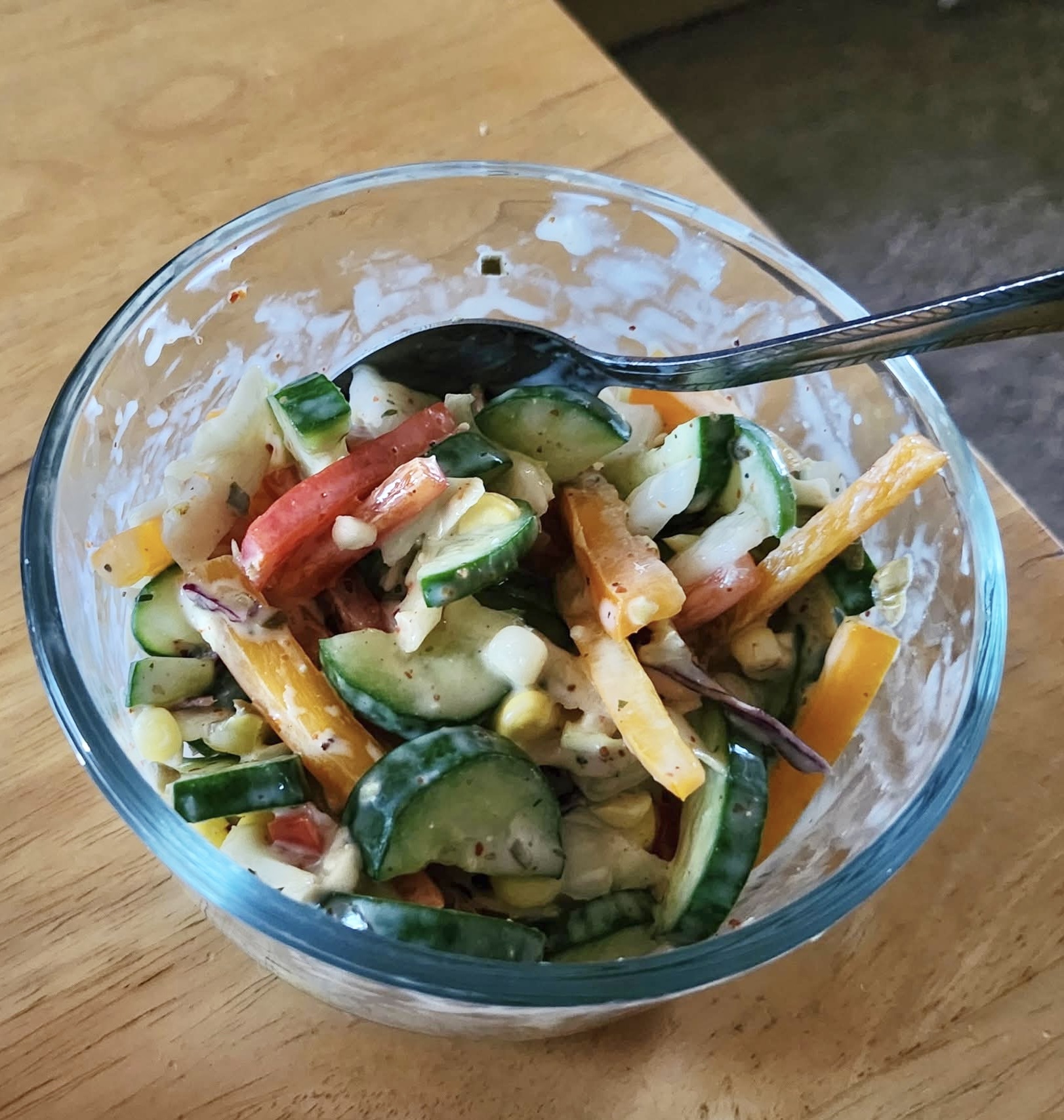 Weight Watchers creamy Vinaigrette coleslaw