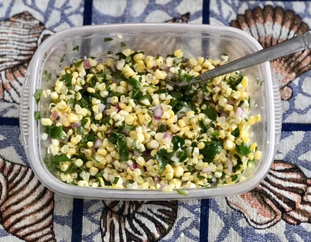 Weight Watchers corn salsa