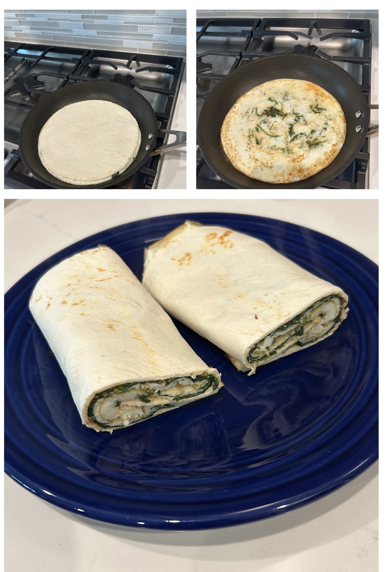 Weight Watchers Easy Spinach Burrito – 1 point