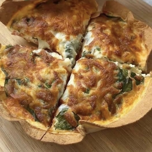 Weight Watchers Easy cheesy quiche tart-2 points .