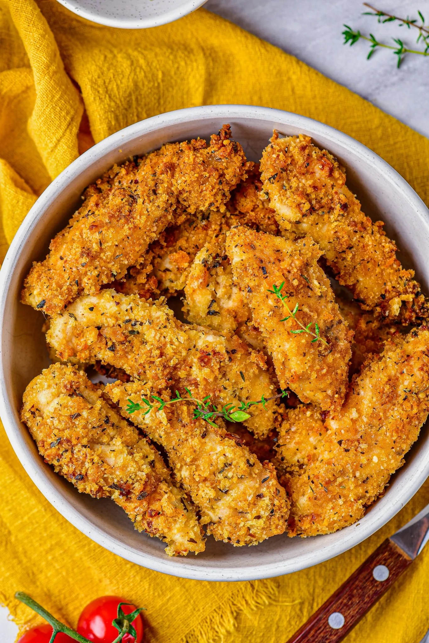 Parmesan-Crusted Air Fryer Chicken Tenders