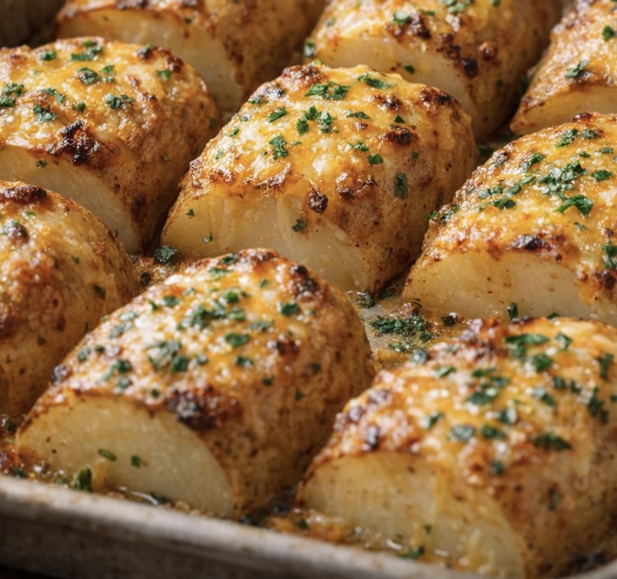 5-Ingredient Oven White Potato Halves