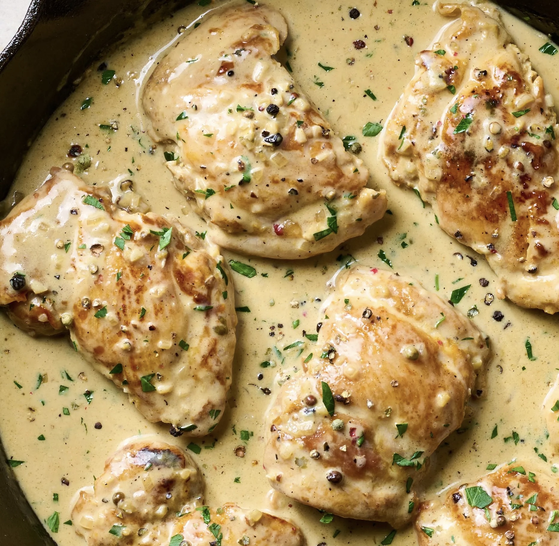 Chicken au Poivre