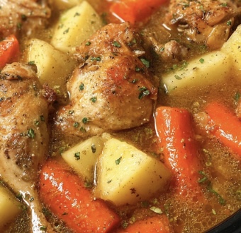 Slow Cooker Amish Autumn Chicken