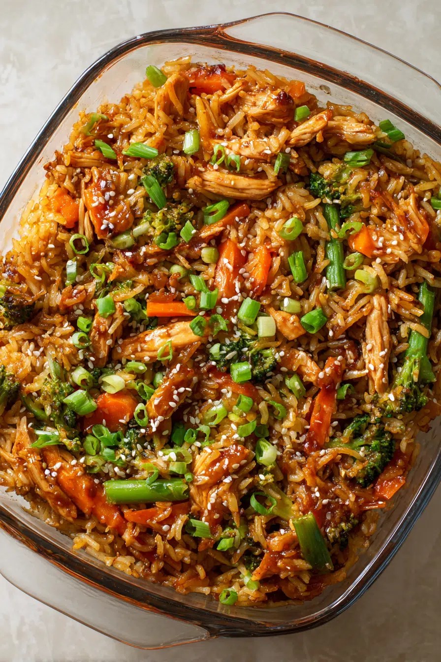 TERIYAKI CHICKEN CASSEROLE