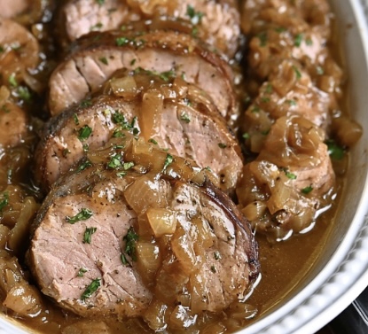 Onion Soup Pork Tenderloin