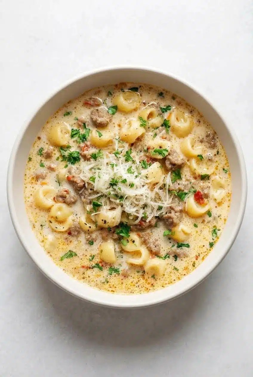 CREAMY ITALIAN SAUSAGE SOUP