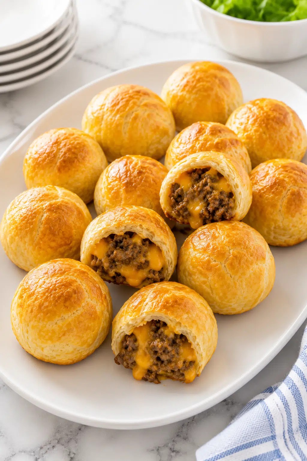 4-INGREDIENT BEEF CRESCENT PUFFS