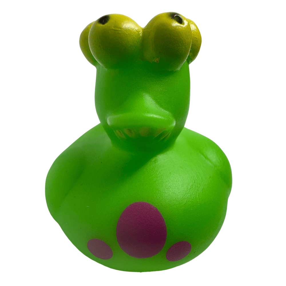 GREEN MONSTER RUBBER DUCKY