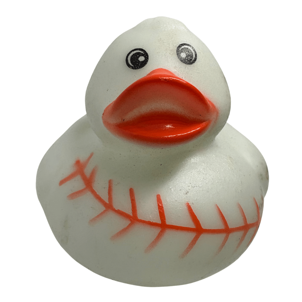 BASEBALL RUBBER DUCKY