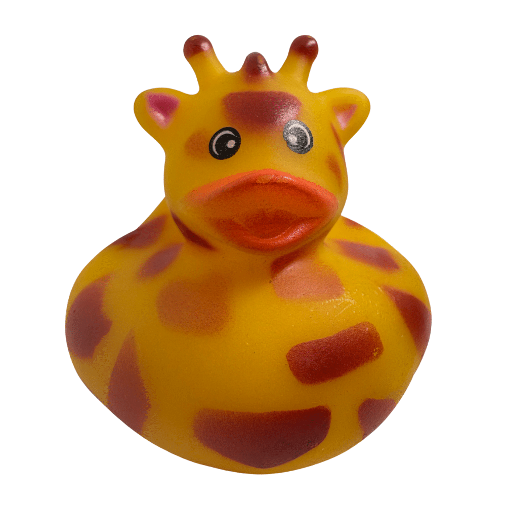 GIRAFFE RUBBER DUCKY