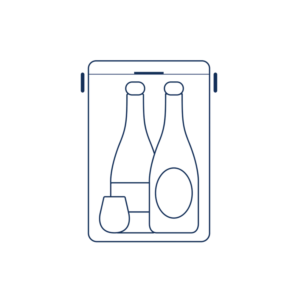 2 bottles of champagne 750ml