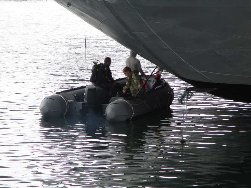 Interesting activity around the USS Midway! – Cool San Diego Sights!