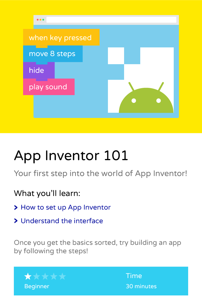 運算思維自學資源分享 App Inventor