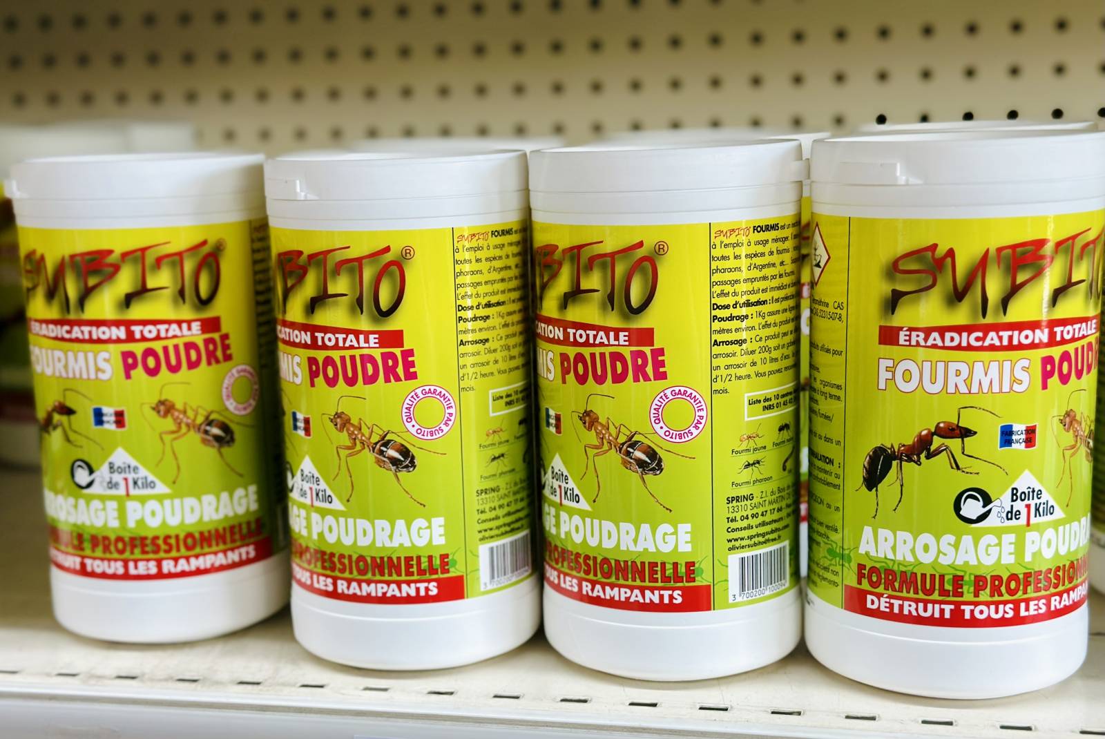 la poudre Subito totale fourmis à La Crau proche de La Garde dans Le Var