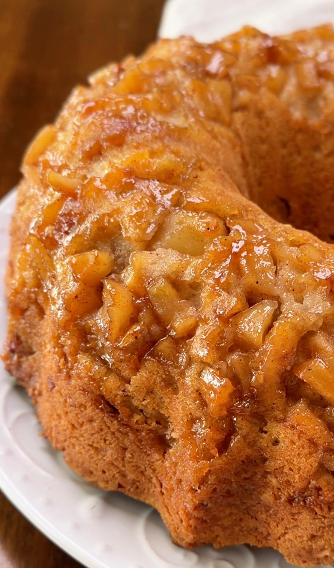 Apple Fritter Bundt Cake