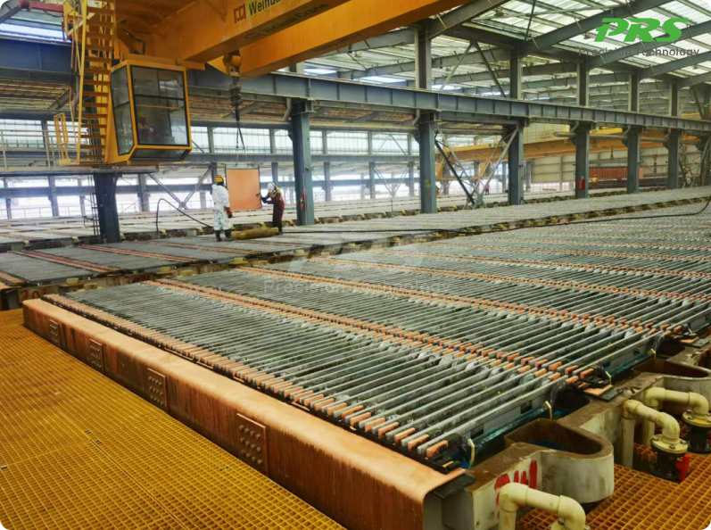 electrorefining tankhouse