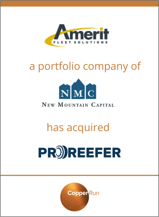 Amerit Fleet Solutions, a portfolio company of New Mountain Capital, has acquired ProReefer