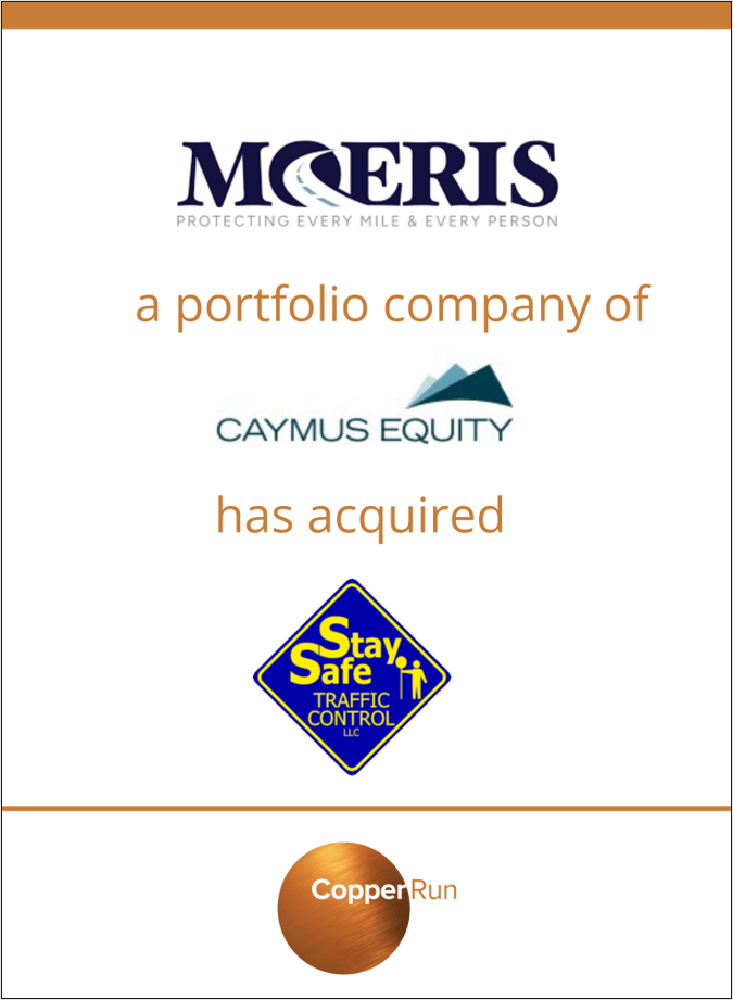 Moeris, a portfolio company of Caymus Equity, has acquired Stay Safe Traffic Control