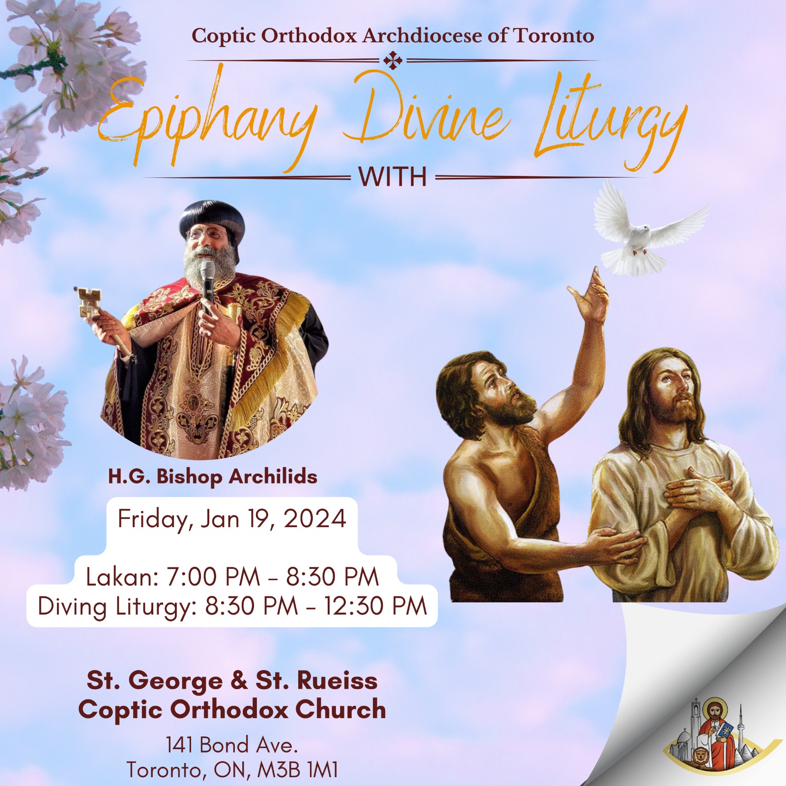 Epiphany Divine Liturgy: H.G. Bishop Archilids