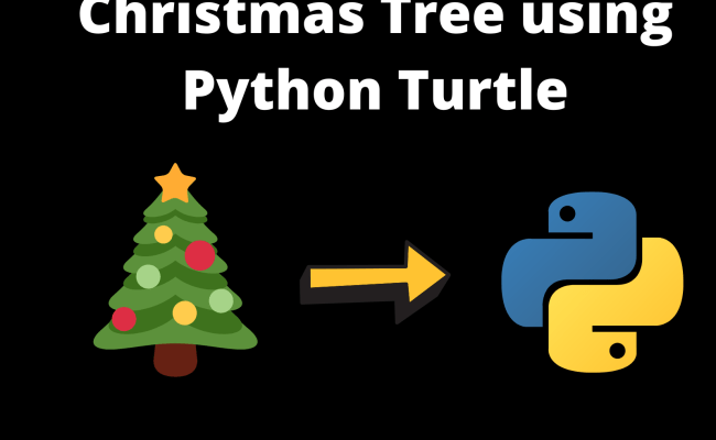 Draw A Christmas Tree Using Python Turtle - CopyAssignment