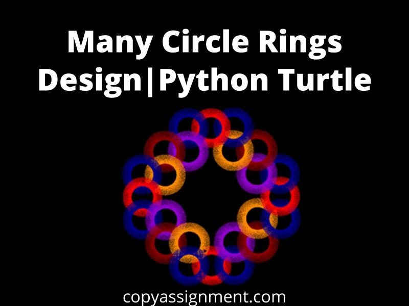 Colourful Circle Ring Design In Python Python Shorts - Elegant Gradient Photo - Full HD