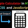 Calculator In HTML CSS JavaScript – CopyAssignment