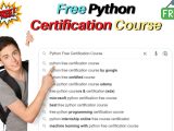 Free Python Certification Course Copyassignment
