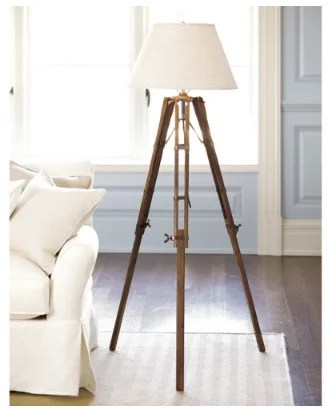 Restoration Hardware's Royal Marine Tripod Lamp = $1,145