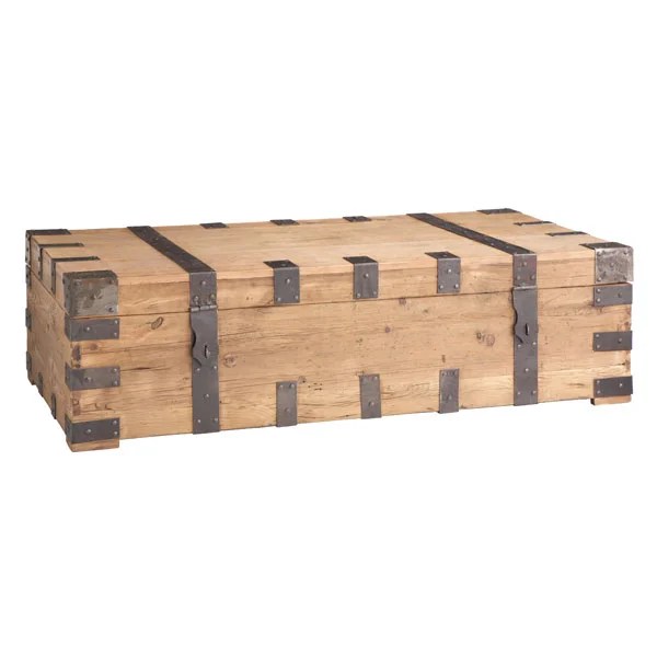 Restoration Hardware's Heirloom Silver Coffe Trunk X-Large = $2195