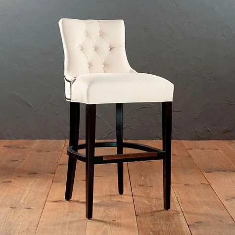 BALLARD DESIGNS GENTRY BARSTOOL (IN LINEN)