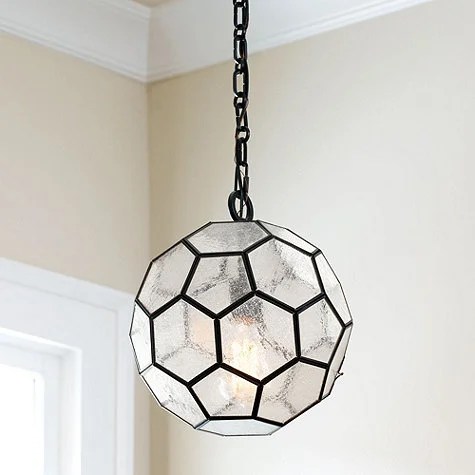 BALLARD DESIGNS SEEDED HONEY COMB PENDANT