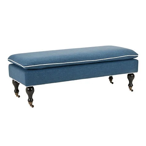 BALLARD DESIGNS GRAYSON UPHOLSTERED BENCH