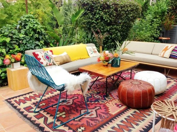 Emily Henderson's Bohemian Chic Outdoor Party Setup