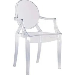 IN STYLE MODERN PHILIPPE STARCK STYLE LOUIS GHOST ARM CHAIR 