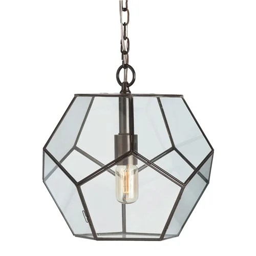 ZINC DOOR ARTERIORS TENLEY FACETED PENDANT