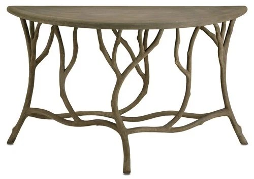 Burke Decor Currey & Company Hidcote Console Table